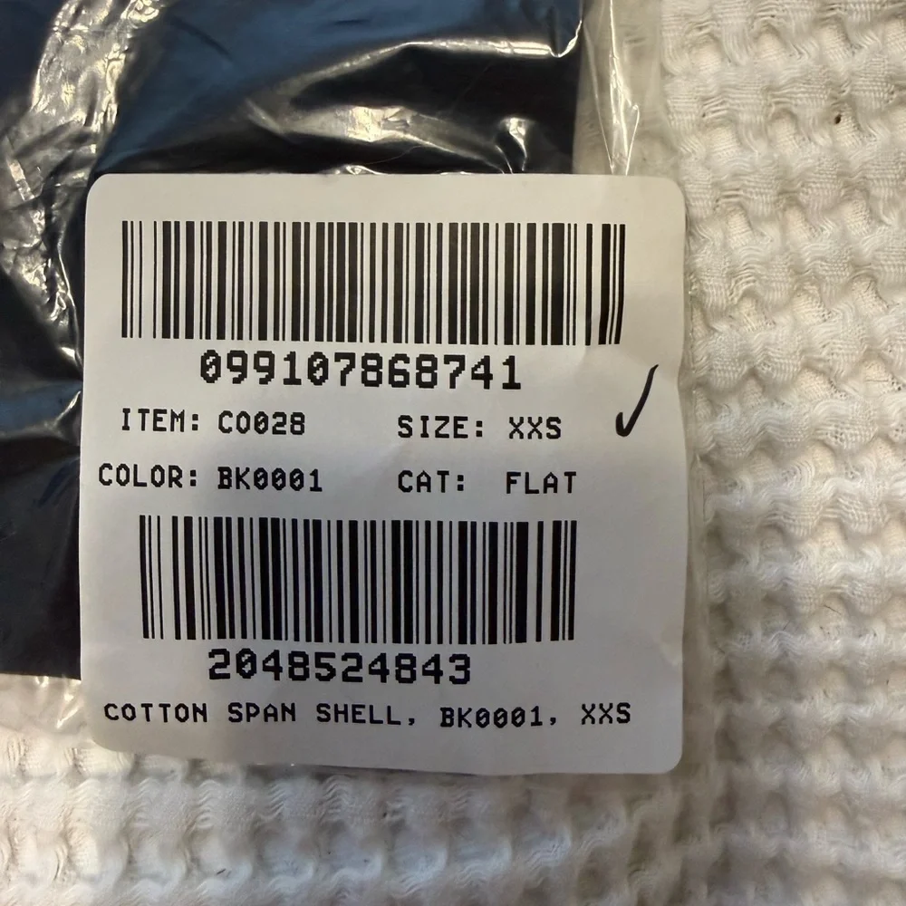 J. Crew Cotton Span Shell Tank Top Blouse NWT XXS Black - Picture 10 of 10